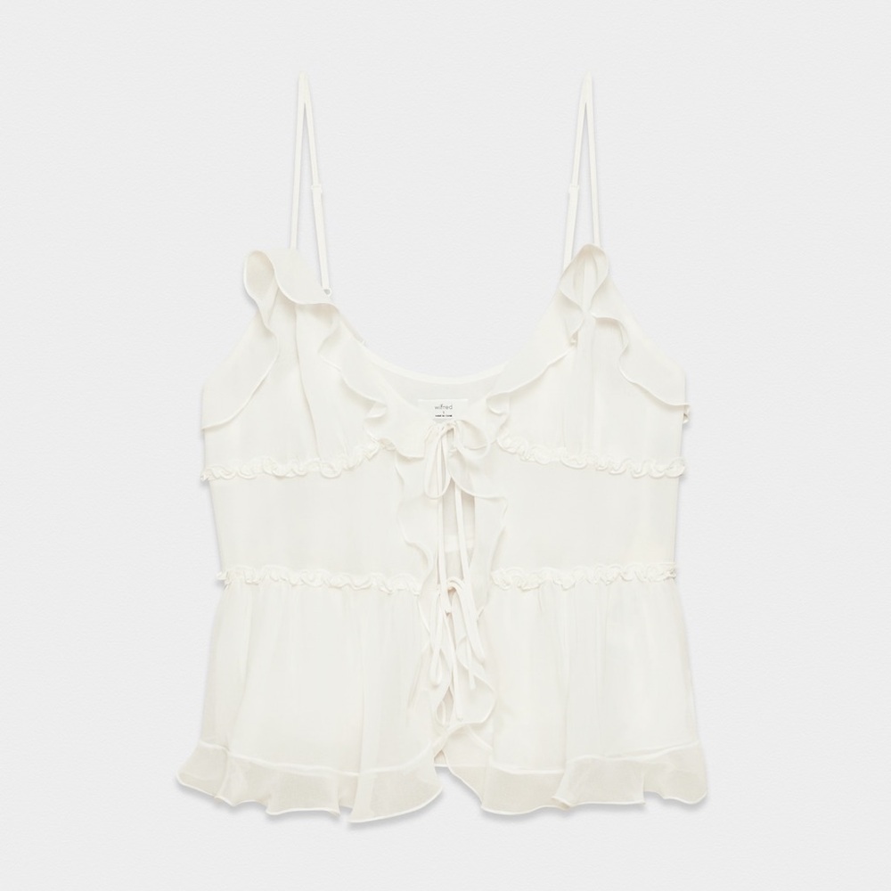 Aritzia Wilfred Amore Camisole Light Birch (Size Small)